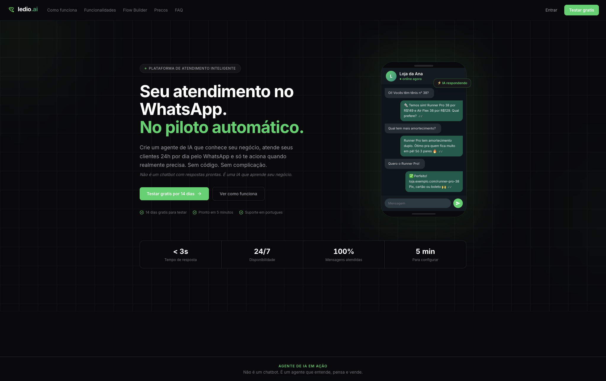 Landing - your WhatsApp support, automated.
