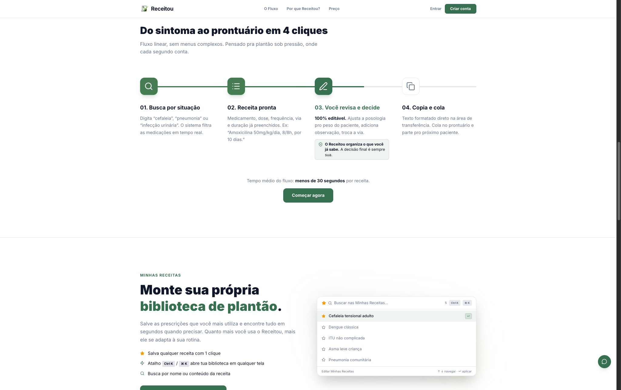 Landing - from on-call doctor to on-call doctor: prescribe faster, with more confidence.